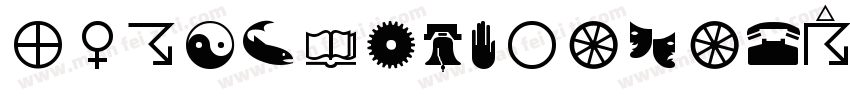 PIXymbolsDigitClockW90-BdIt Regular字体转换